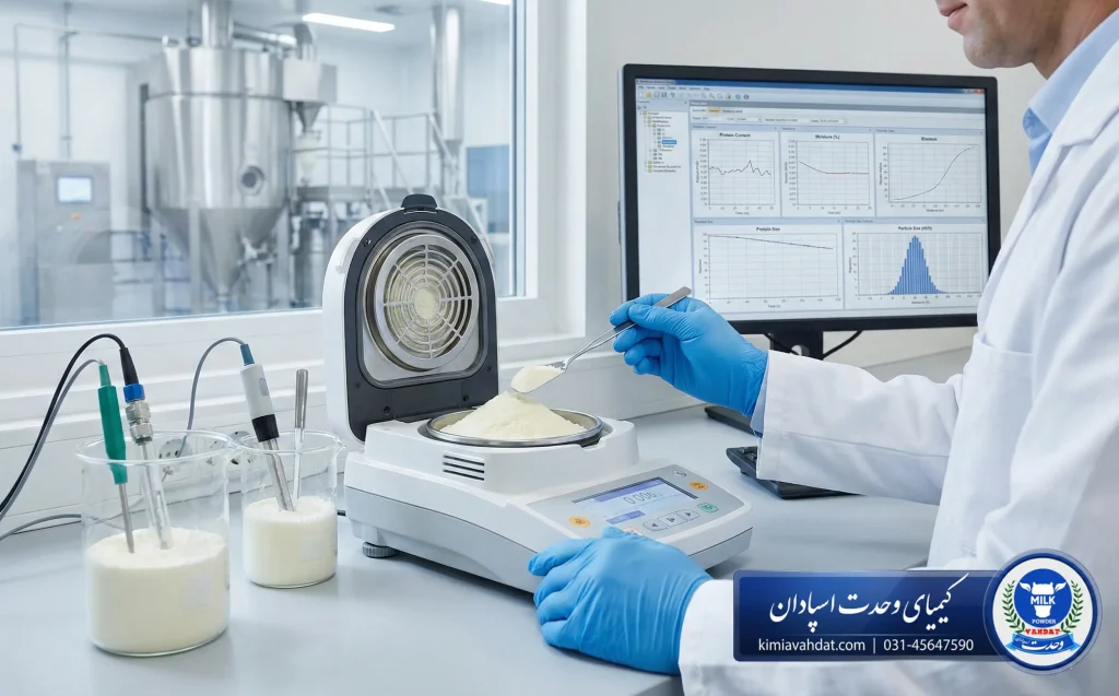 آزمایشگاه شیرخشک کیمیاوحدت اسپادان